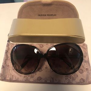 Oliver People’s brown sunglasses